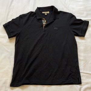 Burberry Monogram Motif Cotton Piqué Polo Shirt